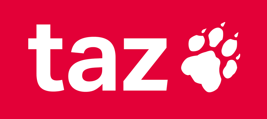 Logo der tageszeitung taz